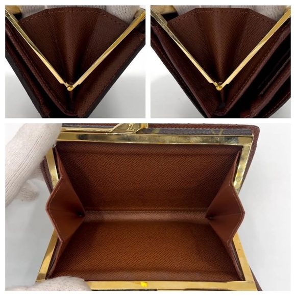 💯AUTHENTIC LOUIS VUITTON Monogram Porte Monnaie Billets Viennois Bifold Wallet - Picture 9 of 10